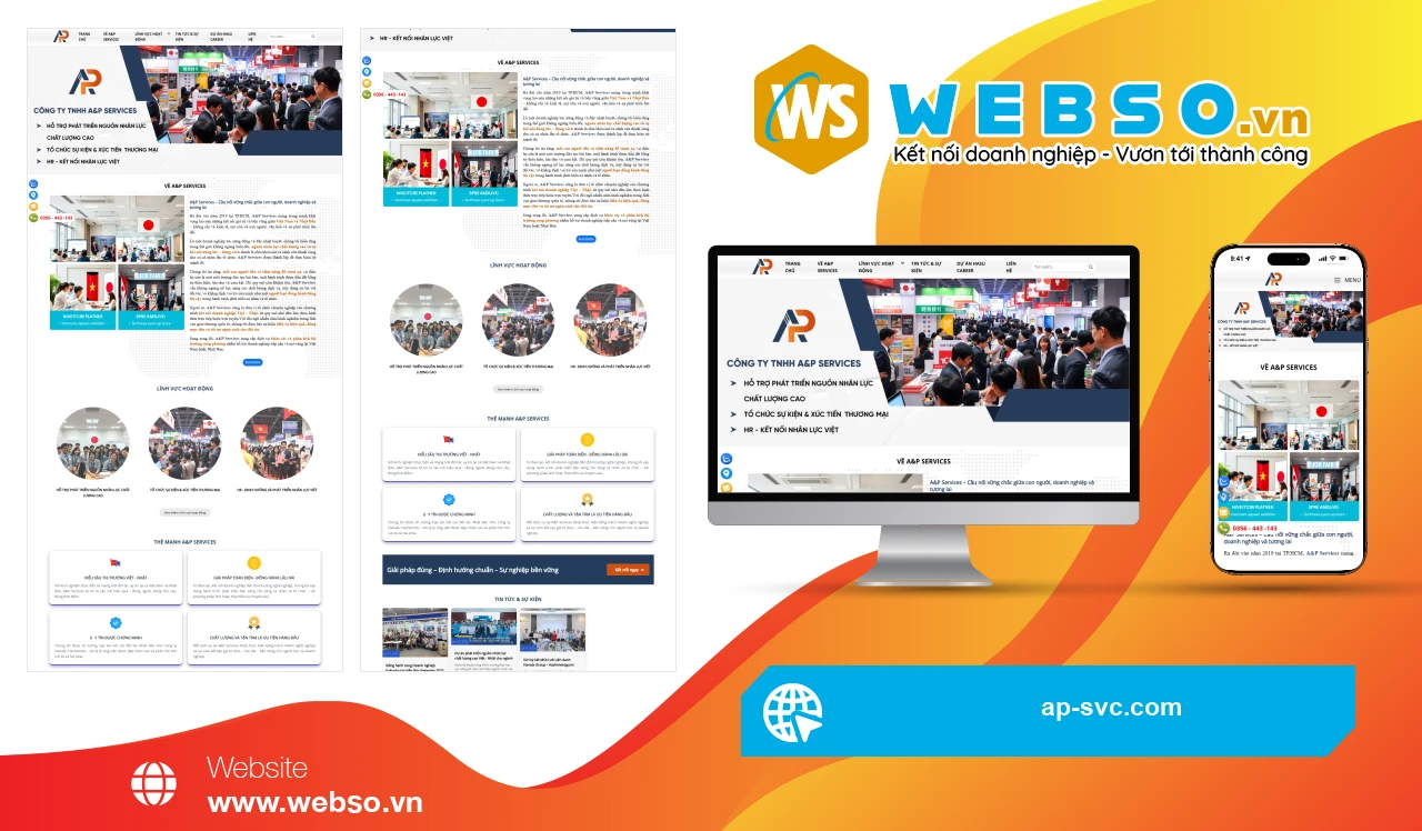Thiết Kế Website Dịch Vụ A&P Services: Kết Nối Giá Trị Giữa Việt Nam Và Nhật Bản
