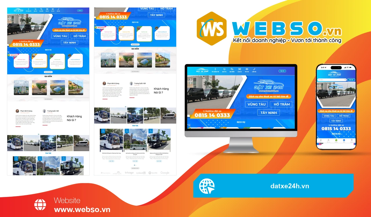 Thiết Kế Website Cho Thuê Xe Du Lịch Đặt Xe 24H: Giải Pháp Thuê Xe Tiện Lợi Nhất