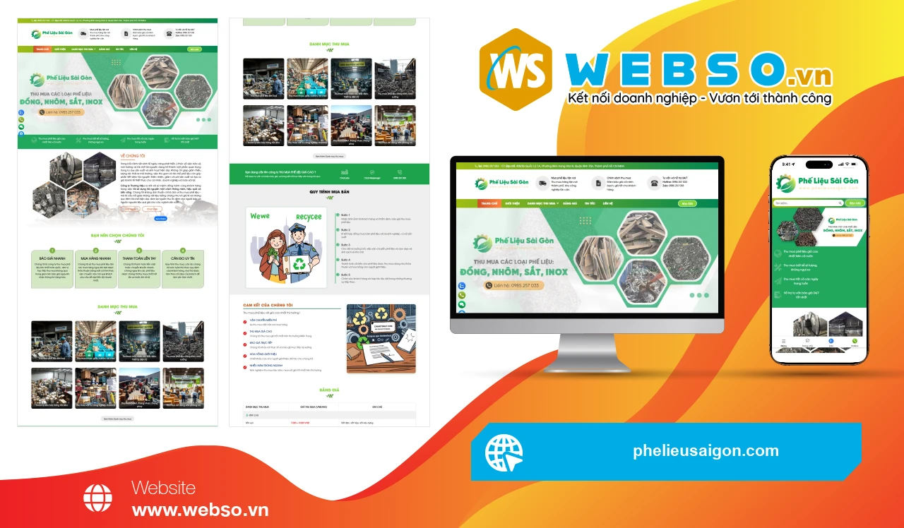 Thiết Kế Website Thu Mua Phế Liệu Sài Gòn: Kết Nối Hiệu Quả Giữa Người Bán Và Tái Chế