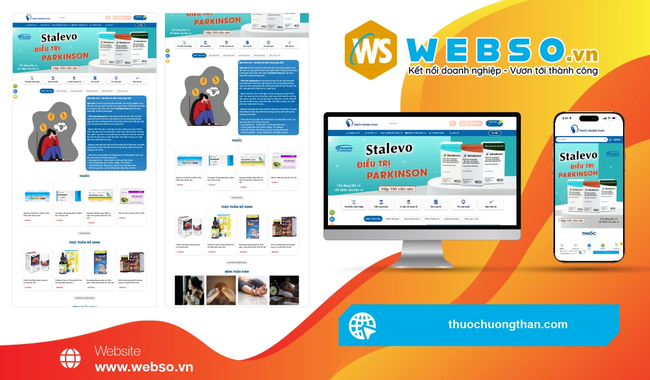 Thiết Kế Website Y Tế Thuochuongthan: Giải Pháp Chăm Sóc Sức Khỏe Tinh Thần Hiệu Quả