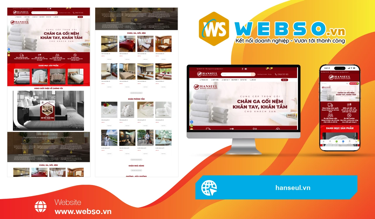 Thiết Kế Website Nội Thất Thanh Tùng: Giải Pháp Mua Sắm Khách Sạn Tiện Lợi