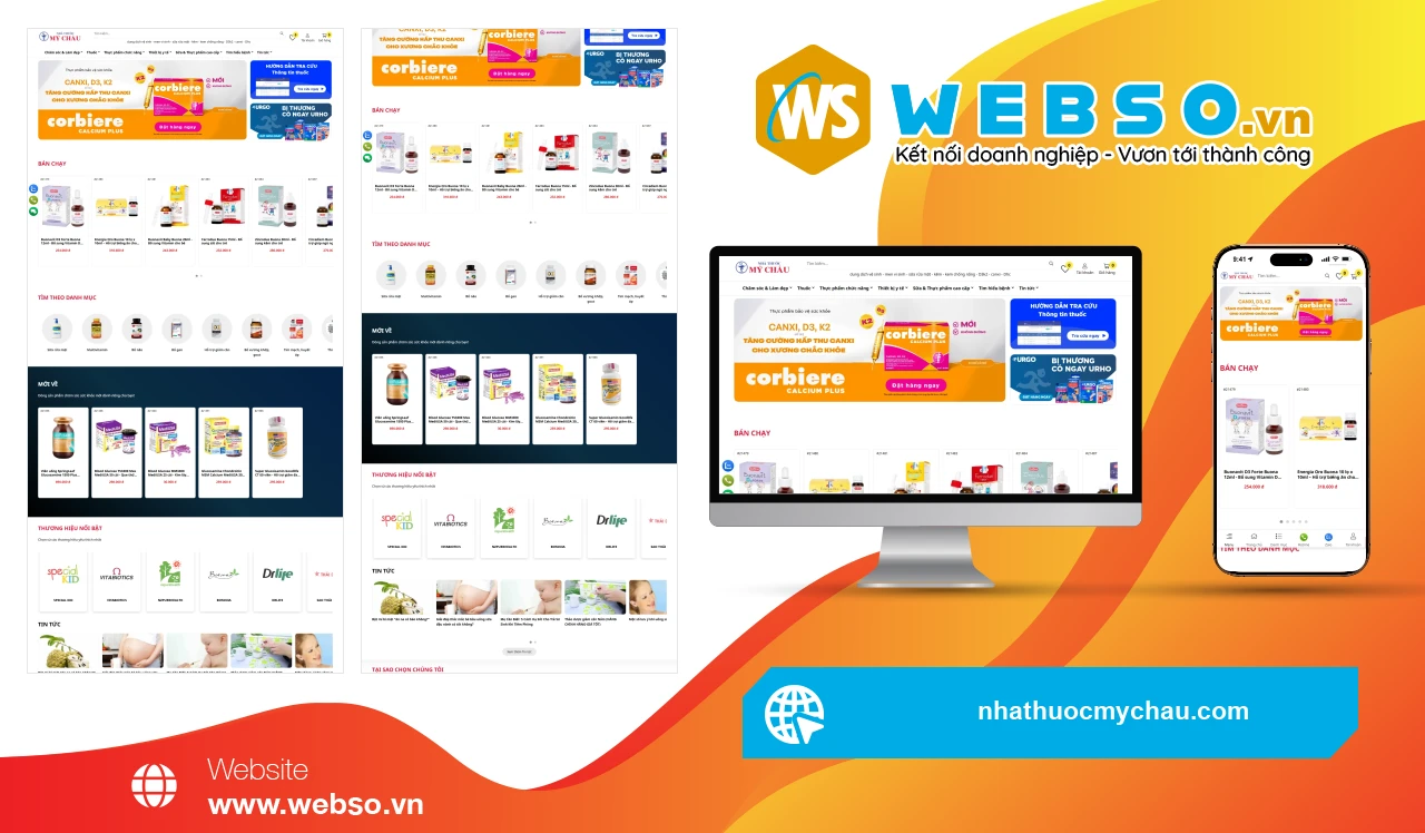 Thiết Kế Website Nhà Thuốc Minh Châu: Giải Pháp Mua Sắm Dược Phẩm Tiện Lợi