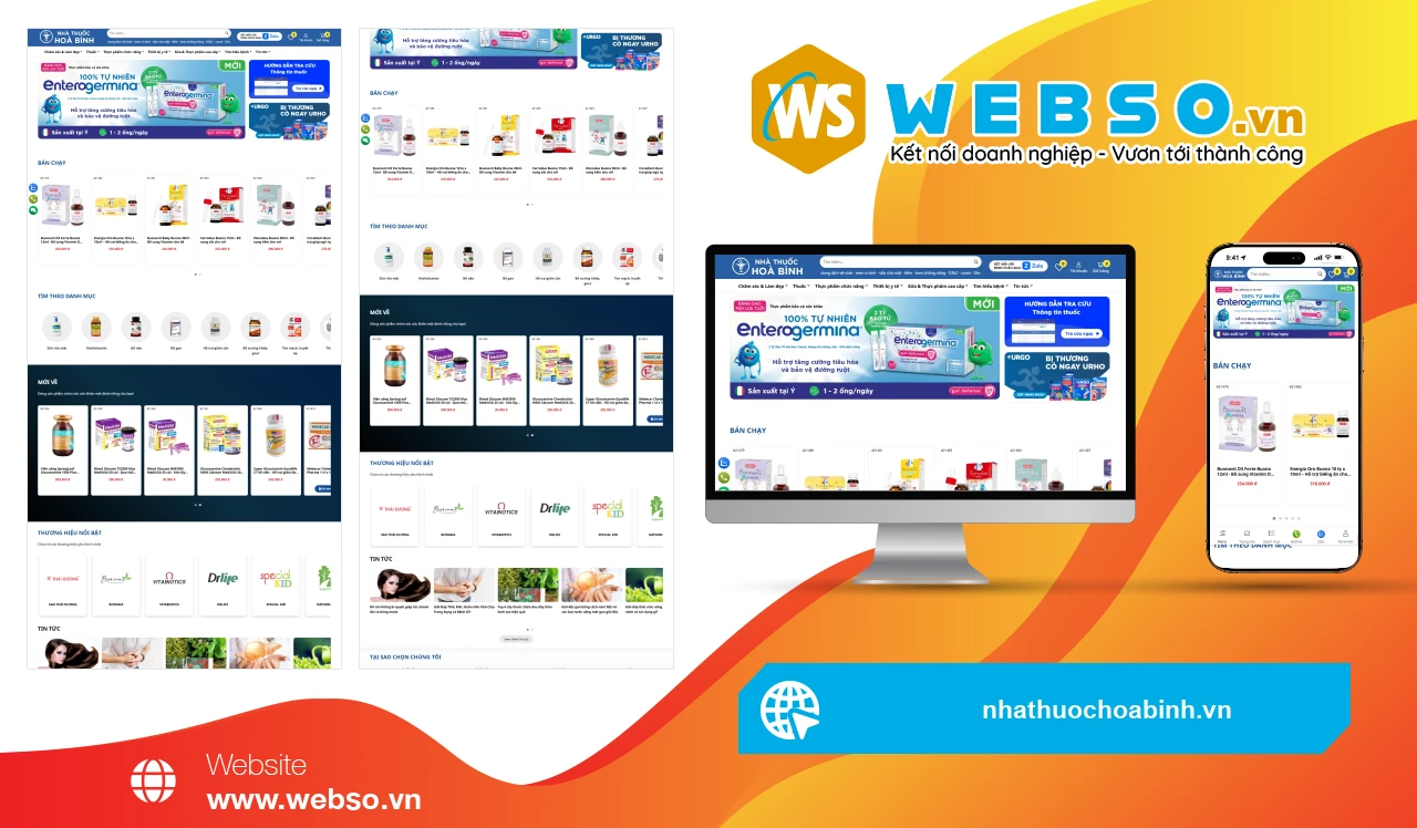 Thiết Kế Website Nhà Thuốc Minh Châu: Giải Pháp Bán Hàng Hiệu Quả Cho Sức Khỏe