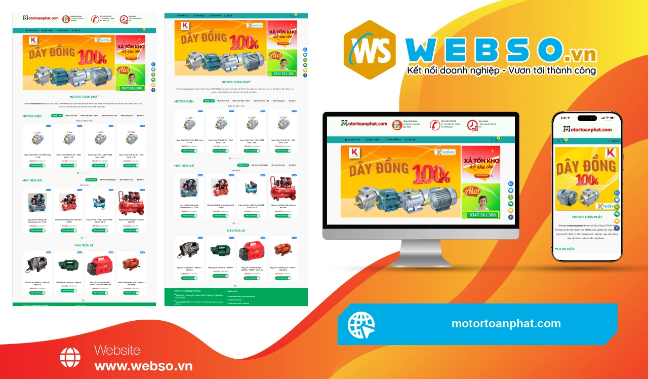Thiết Kế Website Thiết Bị Công Nghiệp Công Ty TNHH Khả Dương: Trải Nghiệm Mua Sắm Trực Tuyến Tiện Lợi
