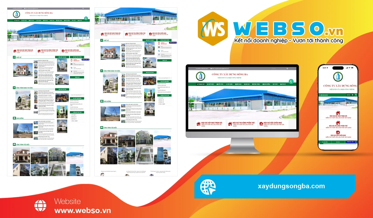 Thiết Kế Website Xây Dựng Song Ba: Giải Pháp Tối Ưu Cho Ngành Xây Dựng