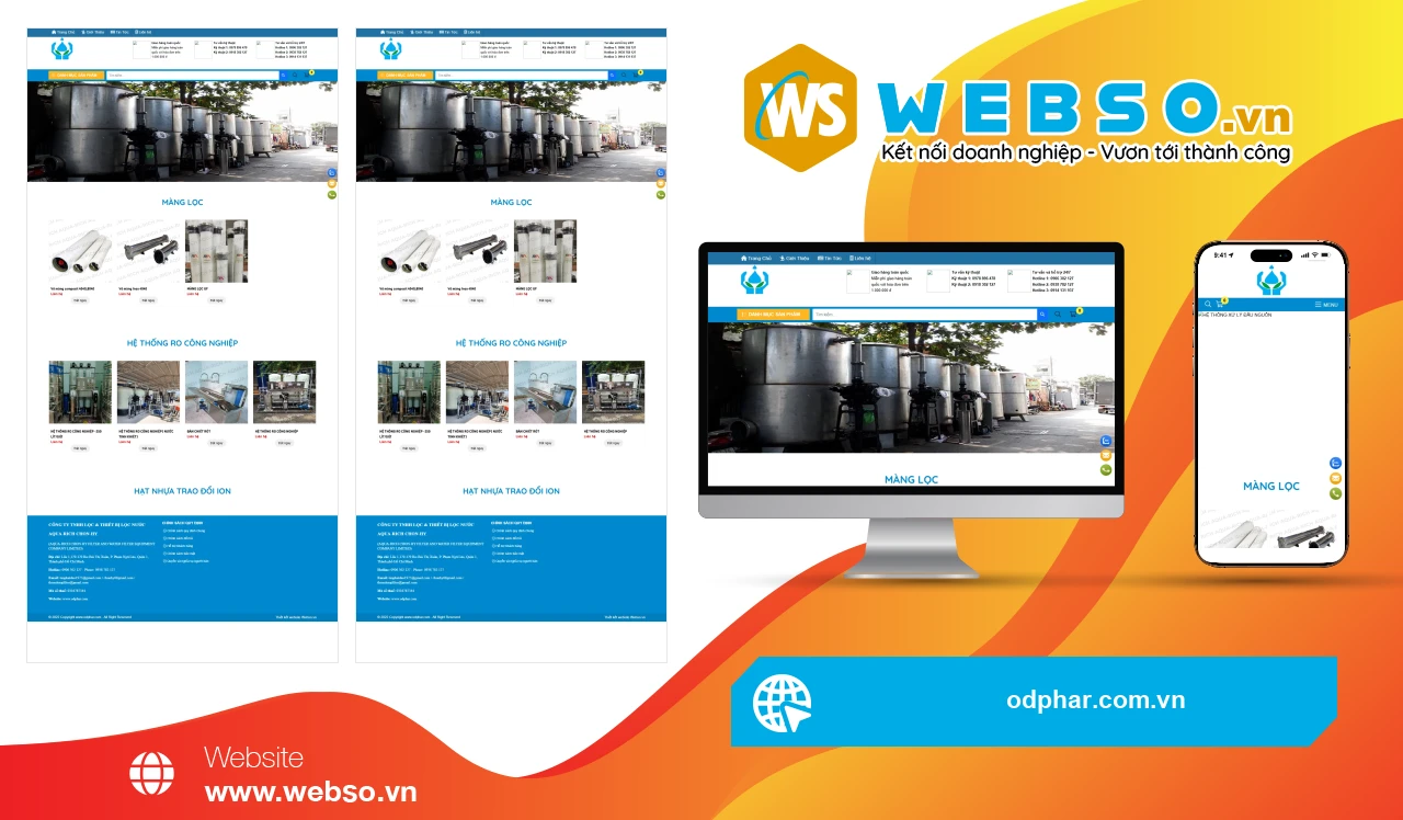 Thiết Kế Website Thiết Bị Lọc Nước AQUA-RICH CHON-HY: Giải Pháp Lọc Nước Tiện Lợi 24/7