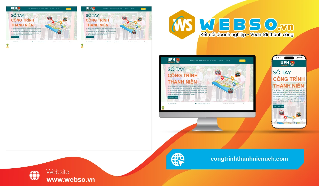 Thiết Kế Website Công Trình Thanh Niên UEH: Nền Tảng Kết Nối Sinh Viên Tình Nguyện