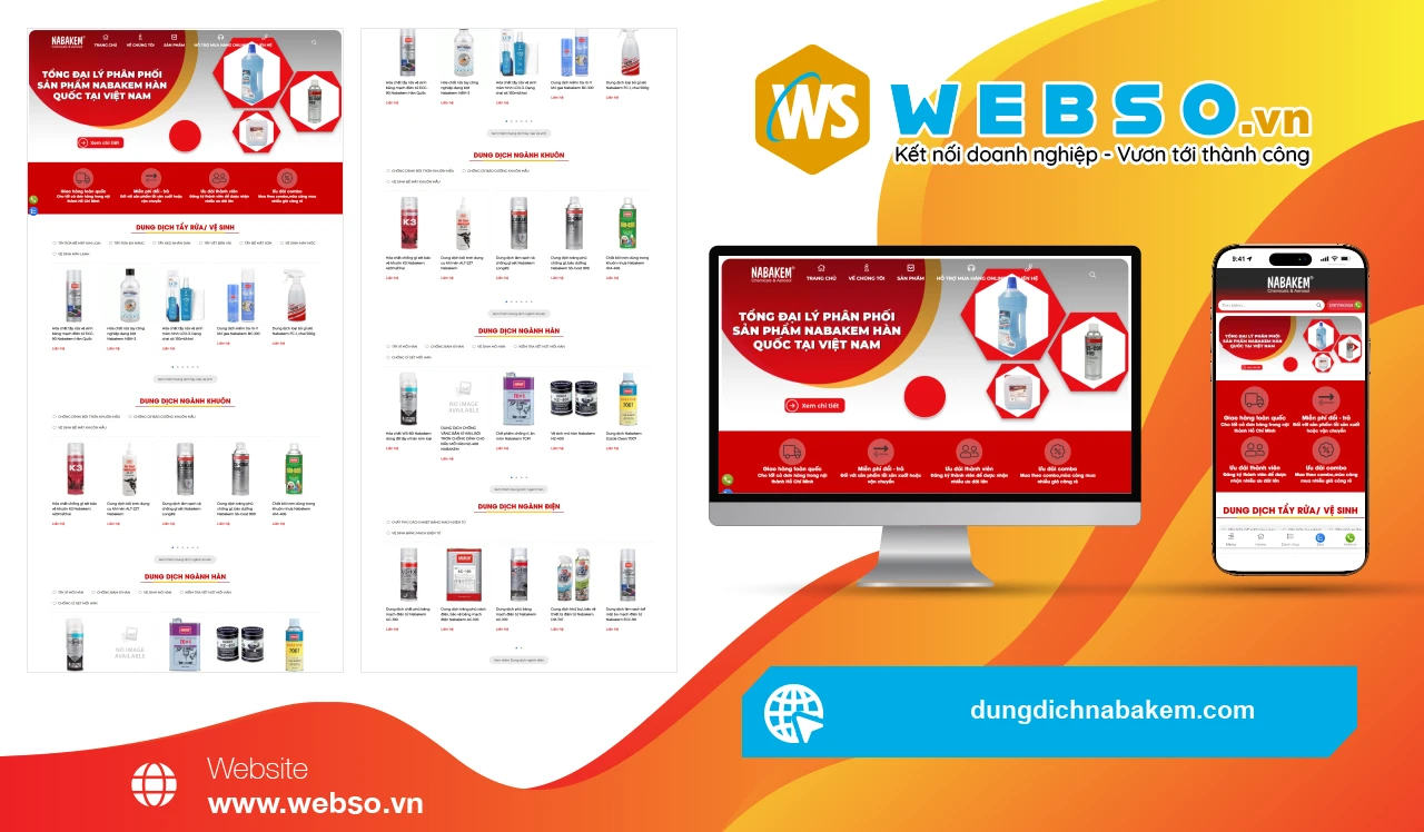 Thiết Kế Website Hóa Chất Nabakem Vietnam: Giải Pháp Tăng Trưởng Doanh Số Đột Phá