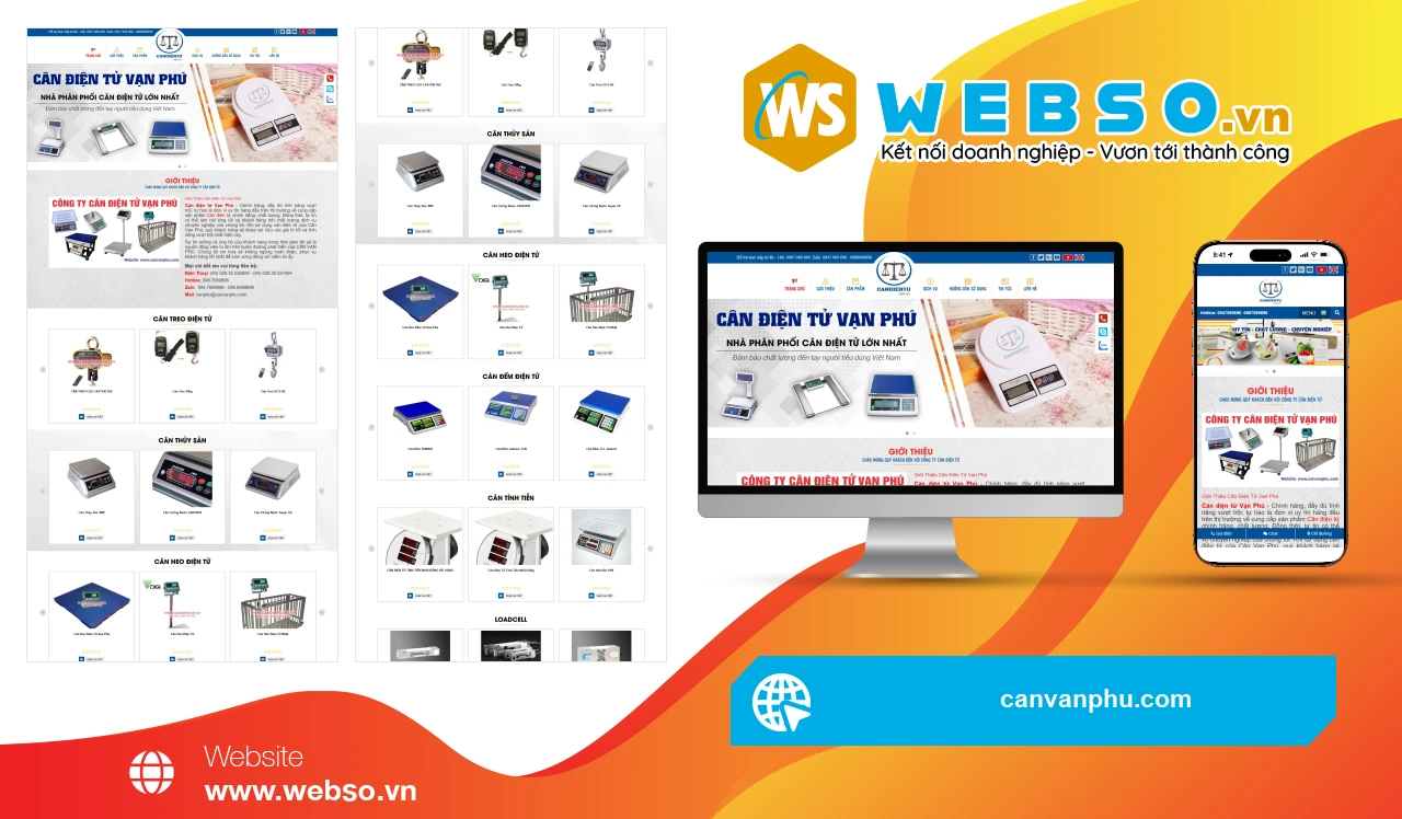 Thiết Kế Website Cân Điện Tử Vạn Phú: Giải Pháp Mua Sắm Thông Minh
