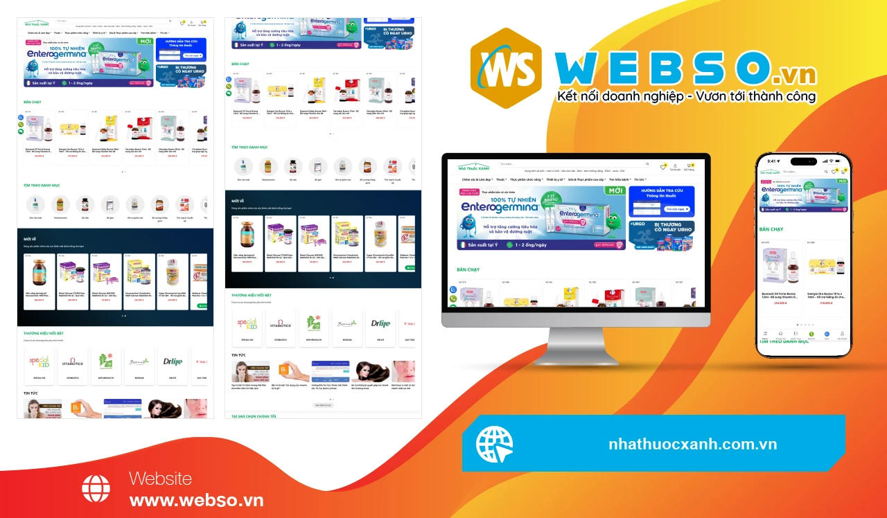 Thiết Kế Website Nhà Thuốc Minh Châu: Giải Pháp Chăm Sóc Sức Khỏe Toàn Diện