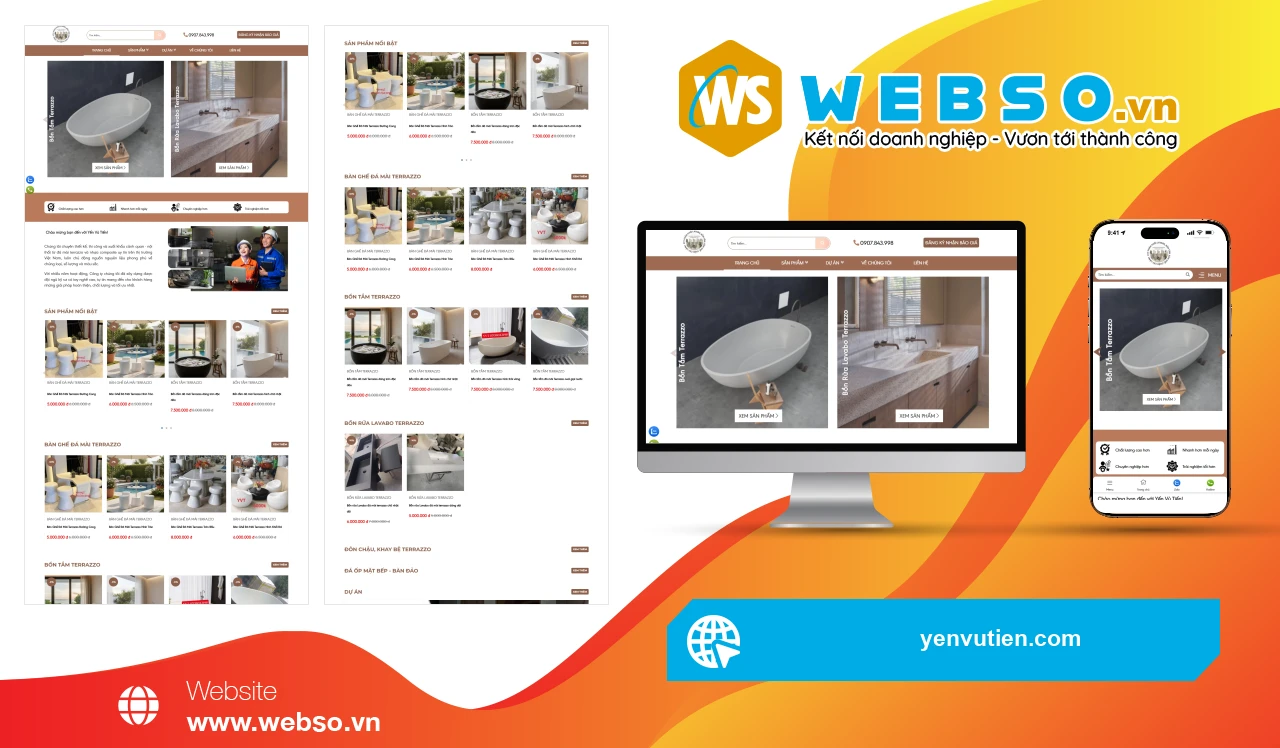 Thiết Kế Website Thương Mại Điện Tử Yến Vũ Tiến: Giải Pháp Mua Sắm Trực Tuyến Tiện Lợi