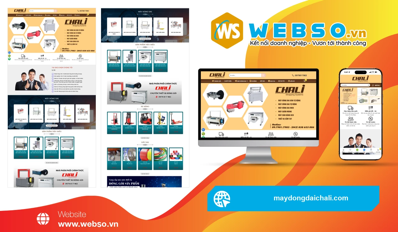 Thiết Kế Website Doanh Nghiệp Chali VN: Giải Pháp Đóng Gói Hiện Đại
