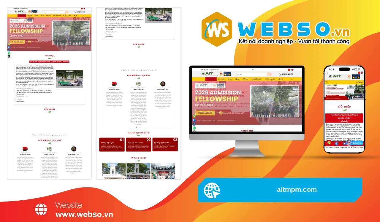 Thiết Kế Website Giáo Dục Viện Công Nghệ Châu Á: Nâng Cao Chất Lượng Giáo Dục Ngành Xây Dựng