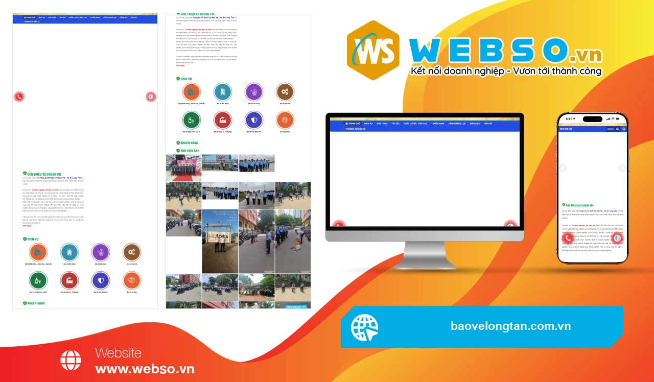 Thiết Kế Website Dịch Vụ Bảo Vệ Công Ty CP Dịch Vụ Bảo Vệ - Vệ Sĩ Long Tân: Chuyên Nghiệp Và An Toàn