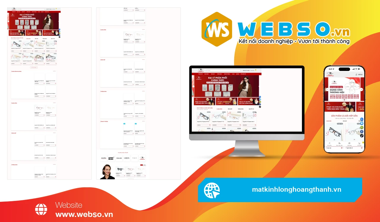 Thiết Kế Website Mắt Kính Long Hoàng Thành: Nơi Khách Hàng Tìm Thấy Sản Phẩm Hoàn Hảo Cho Đôi Mắt