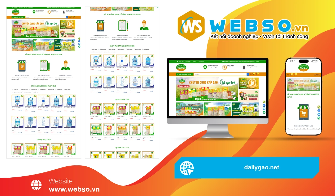 Thiết Kế Website Giao Hàng HUPHA: Giải Pháp Mua Sắm Tiện Lợi Tại Nhà