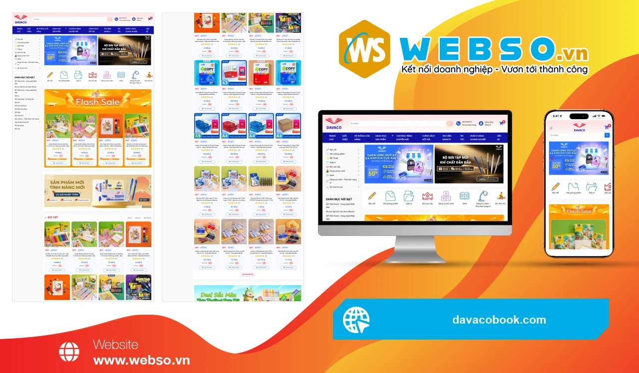 Thiết Kế Website Phát Hành Sách Davacobook: Trải Nghiệm Mua Sắm Văn Hóa Tuyệt Vời