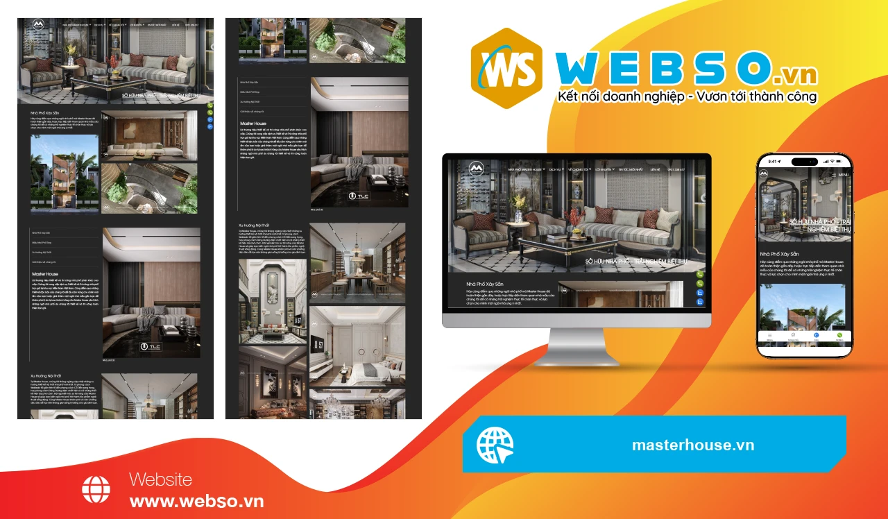 Thiết Kế Website Nhà Phố Master House: Giải Pháp Thiết Kế Đẳng Cấp Cho Ngôi Nhà Của Bạn