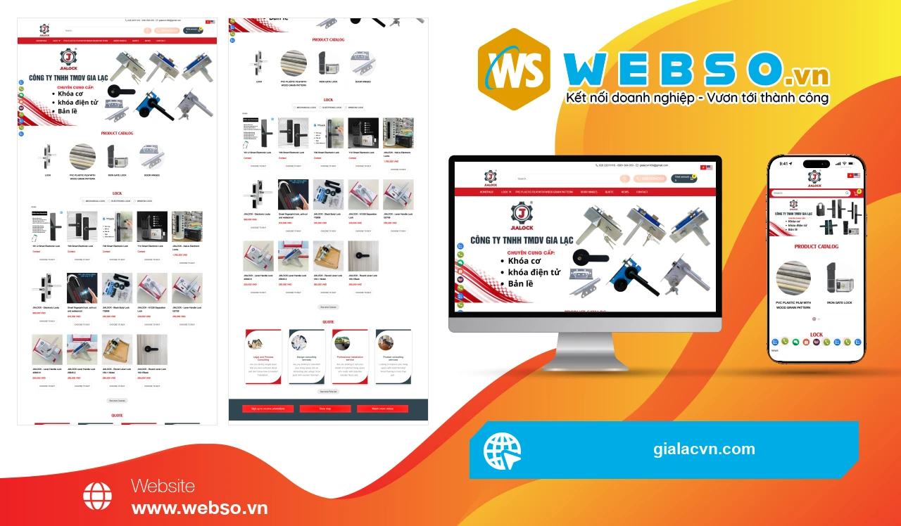 Thiết Kế Website Cung Cấp Sản Phẩm Gialacvn: Giải Pháp Tối Ưu Trải Nghiệm Mua Sắm