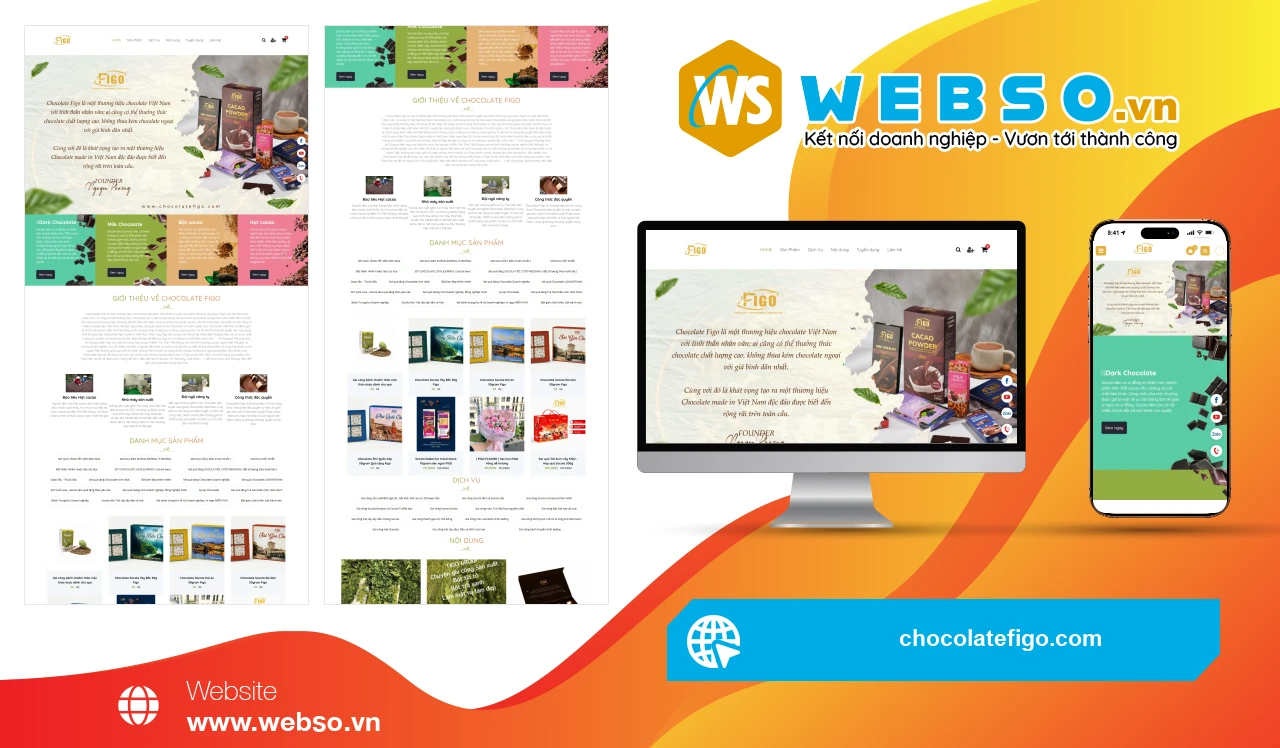 Thiết Kế Website Thương Mại Điện Tử Figo Group: Nâng Tầm Trải Nghiệm Mua Sắm Socola