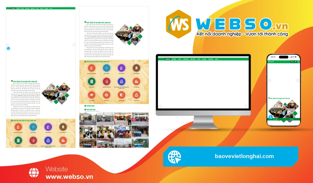 Thiết Kế Website Dịch Vụ Bảo Vệ An Ninh Việt Long Hải: An Toàn Của Quý Khách Hàng Là Sự Phát Triển Của Chúng Tôi