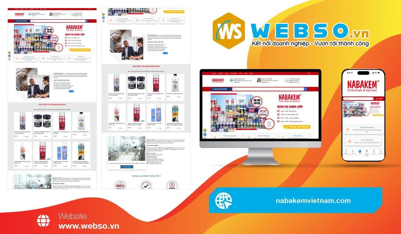 Thiết Kế Website Hóa Chất NABAKEM VIETNAM: Giải Pháp Toàn Diện Cho Ngành Công Nghiệp