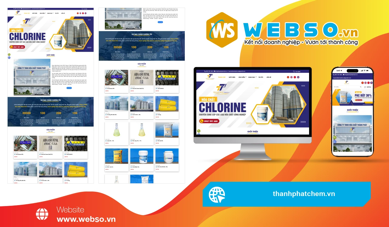 Thiết Kế Website Phân Phối Hóa Chất Thành Phát: Giải Pháp Tối Ưu Hóa Truyền Thông