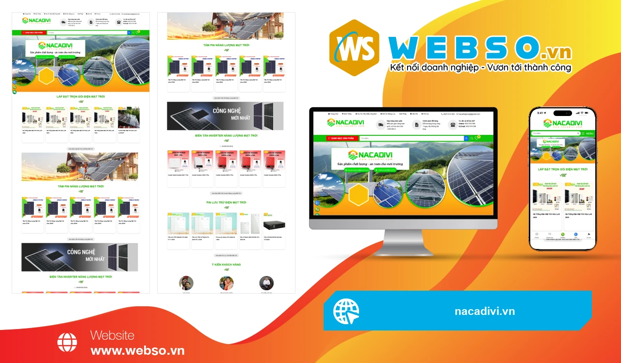 Thiết Kế Website Điện Mặt Trời Nacadivi: Giải Pháp Năng Lượng Và An Ninh Hiện Đại