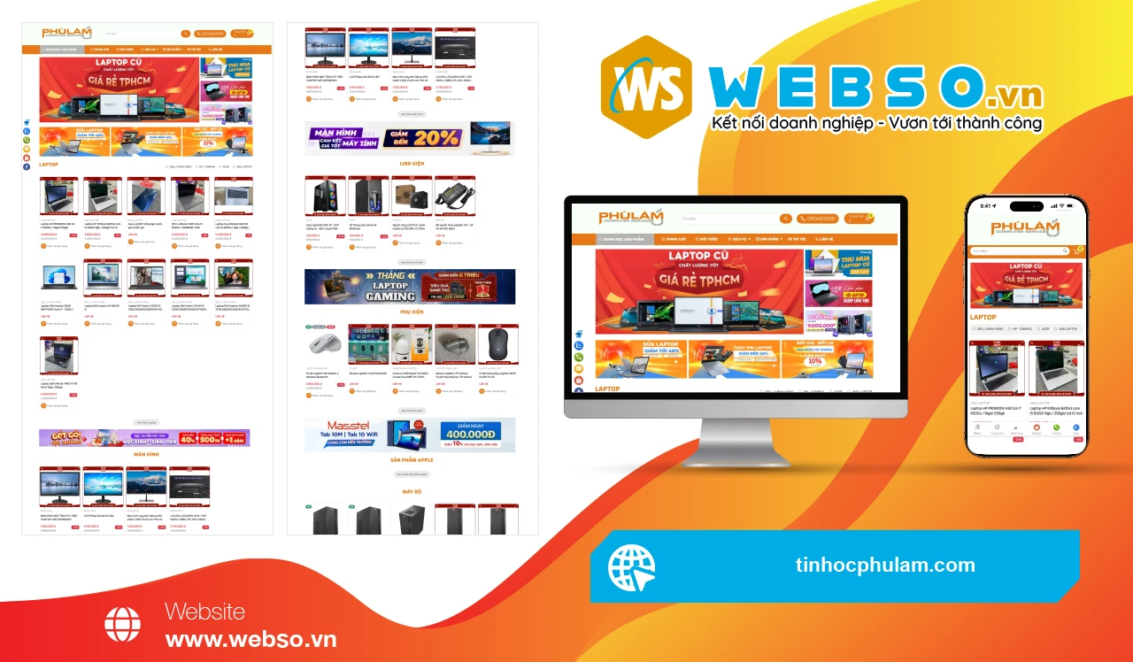 Thiết Kế Website Thương Mại Điện Tử Tin Học Phú Lâm: Giải Pháp Mua Sắm Thông Minh