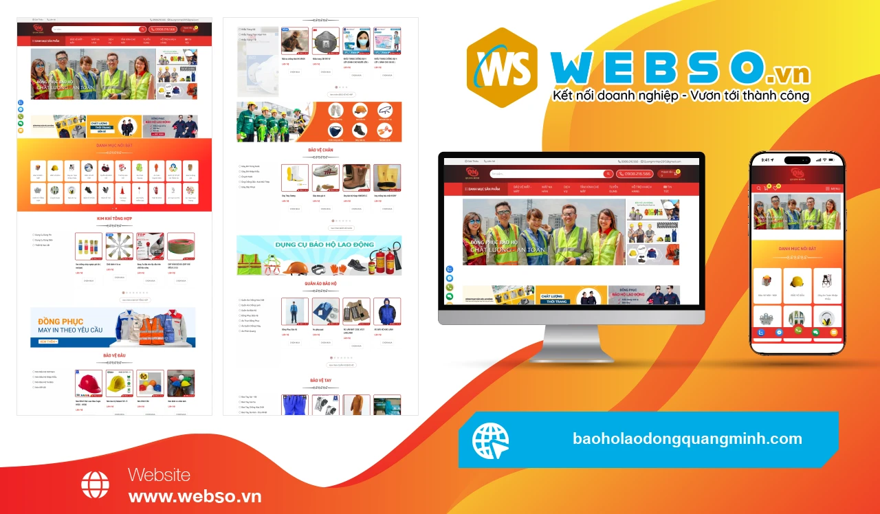 Thiết Kế Website Bảo Hộ Lao Động Quang Minh: Giải Pháp An Toàn Đáng Tin Cậy