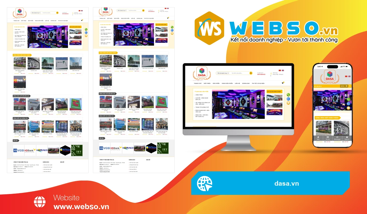 Thiết Kế Website Thương Mại Điện Tử Dasa: Giải Pháp Tăng Cường Khả Năng Tiếp Cận Khách Hàng.