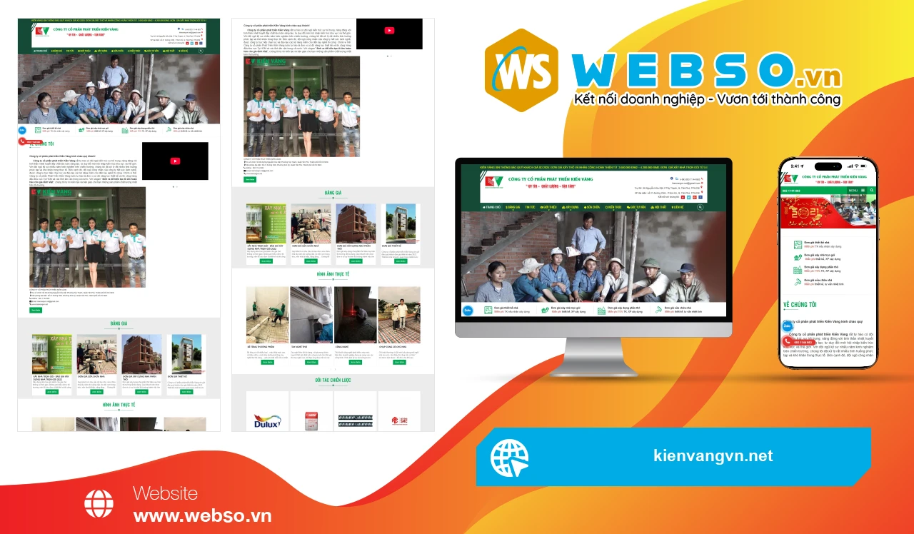 Thiết Kế Website Xây Dựng Kiến Vàng: Giải Pháp Tối Ưu Cho Dịch Vụ Kiến Trúc