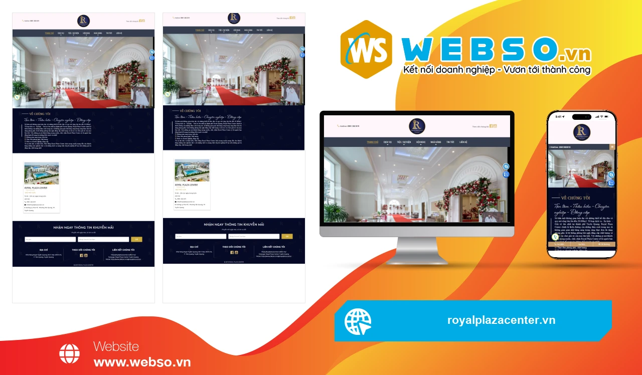 Thiết Kế Website Tổ Hợp Dịch Vụ Royal Plaza Center: Kết Nối Khách Hàng Với Trải Nghiệm Tuyệt Vời