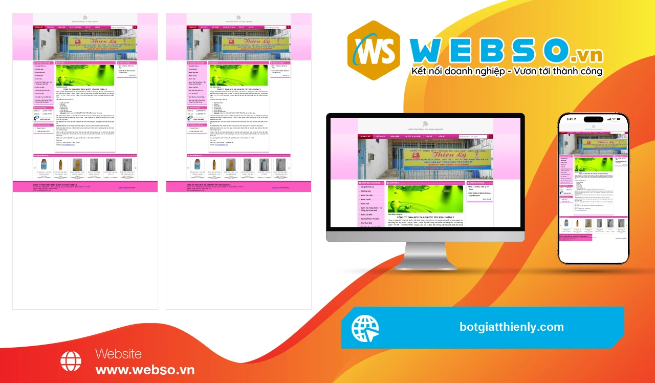 Thiết Kế Website Hóa Mỹ Phẩm Bột Giặt Thiên Lý: Nền Tảng Mua Sắm Hiện Đại Cho Gia Đình
