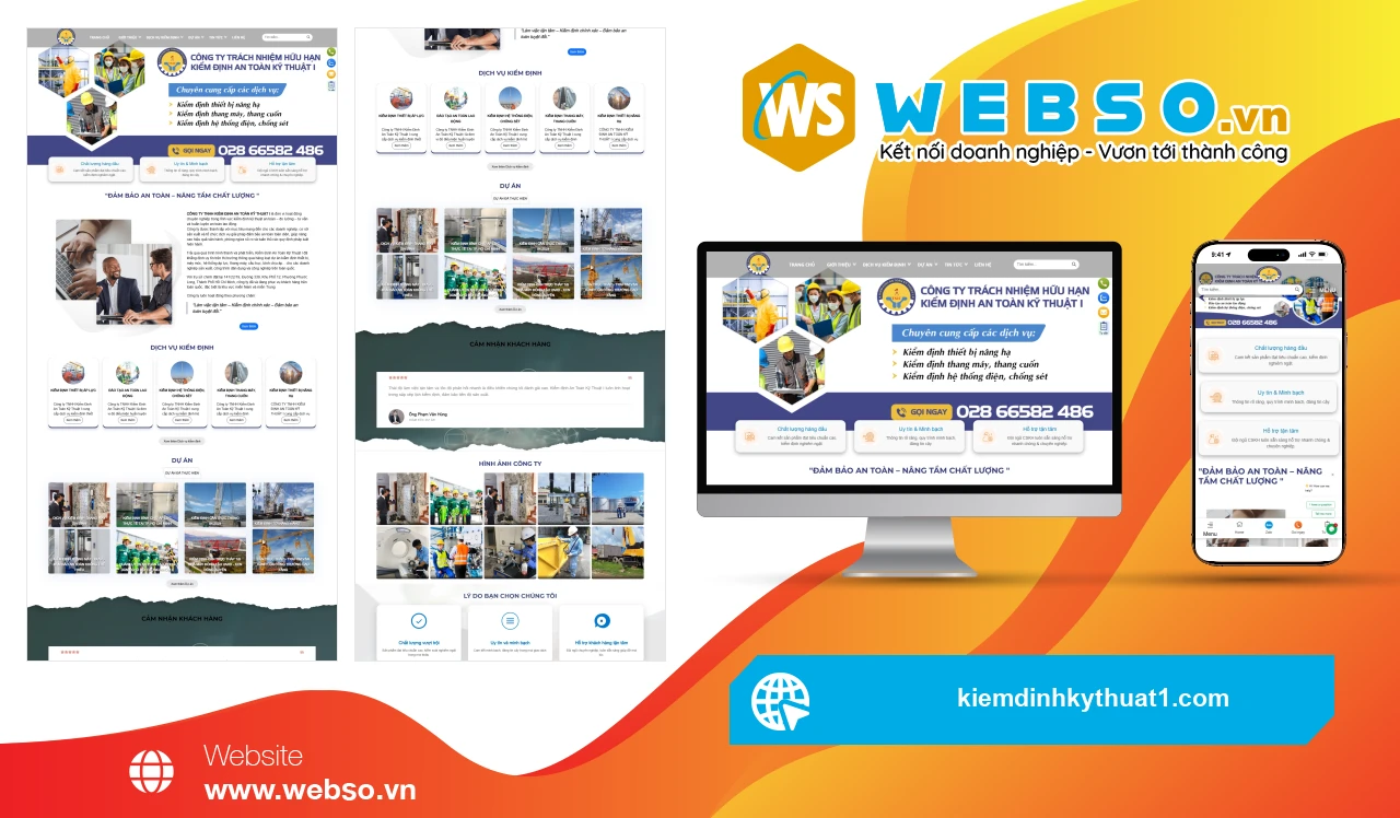 Thiết Kế Website Kiểm Định Kỹ Thuật An Toàn Kỹ Thuật I: Giải Pháp An Toàn Tối Ưu Cho Doanh Nghiệp