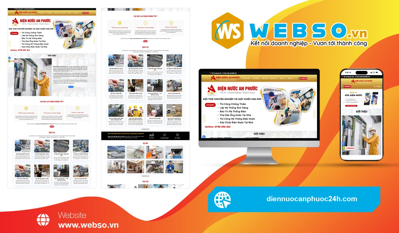 Thiết Kế Website Dịch Vụ Điện Nước An Phước: Giải Pháp Chất Lượng Cho Mọi Nhu Cầu