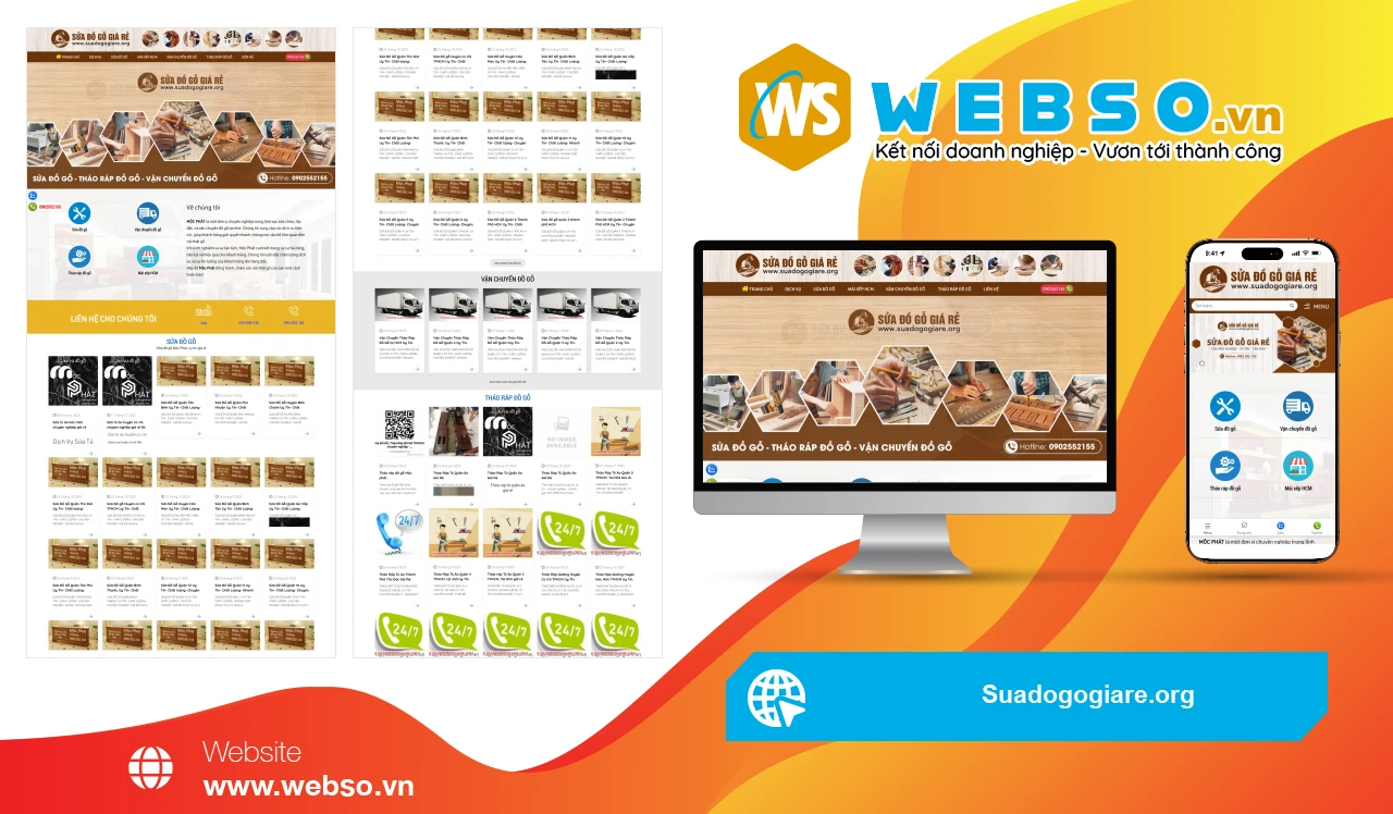 Thiết Kế Website Sửa Đồ Gỗ Suadogogiare: Giải Pháp Tối Ưu Cho Khách Hàng