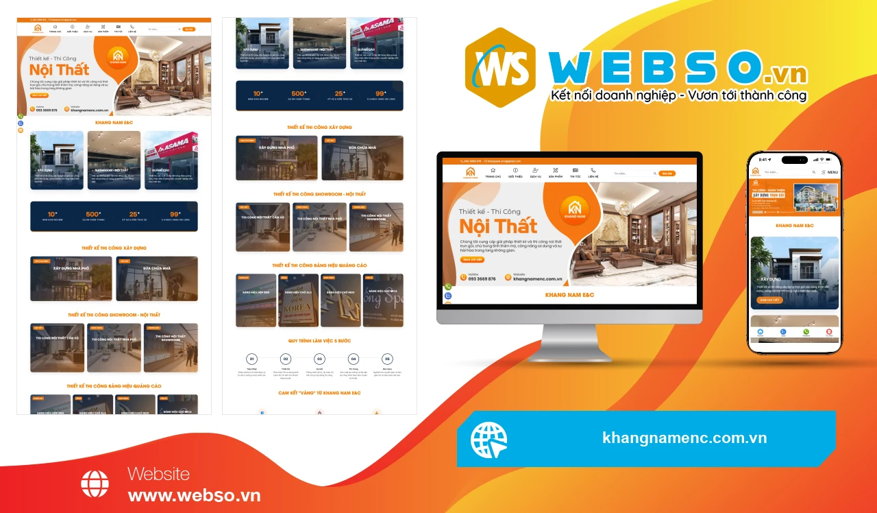 Thiết Kế Website Xây Dựng Khang Nam E&C: Giải Pháp Tối Ưu Cho Không Gian Sống Hoàn Hảo