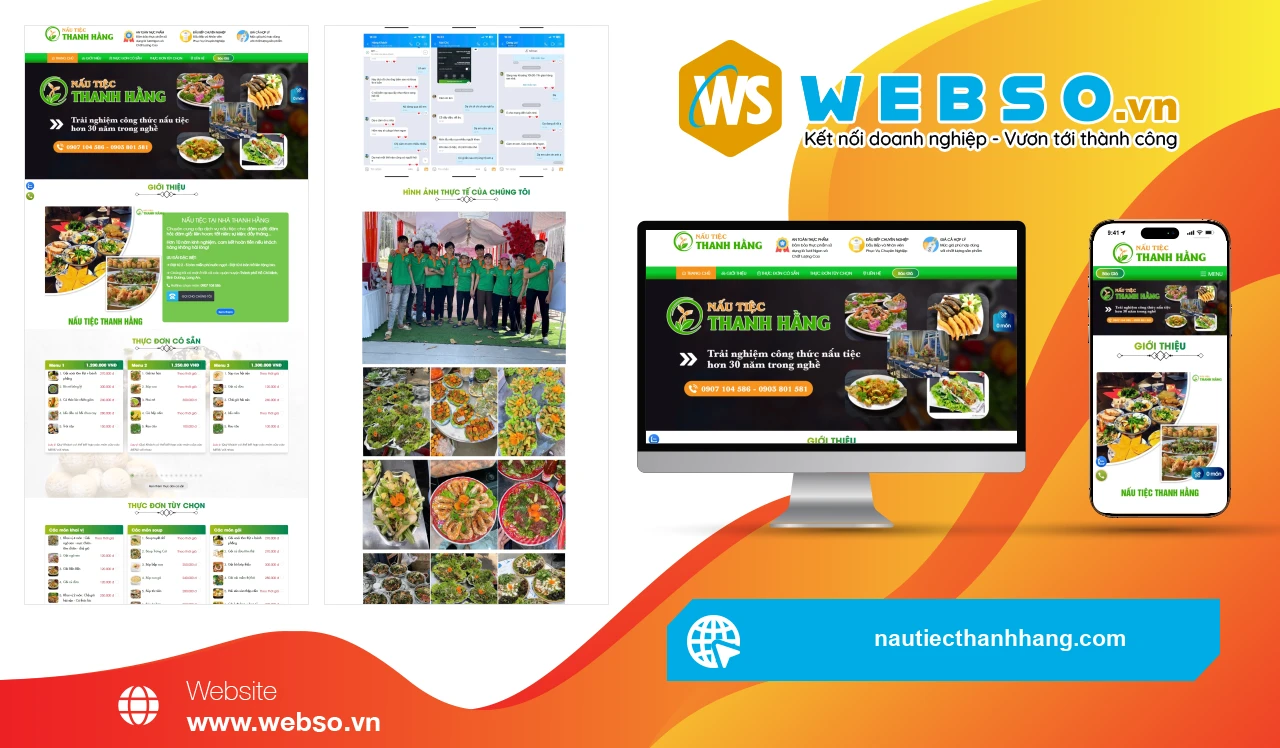 Thiết Kế Website Dịch Vụ Nấu Tiệc Thanh Hằng: Giải Pháp Đặt Tiệc Tiện Lợi Tại Nhà