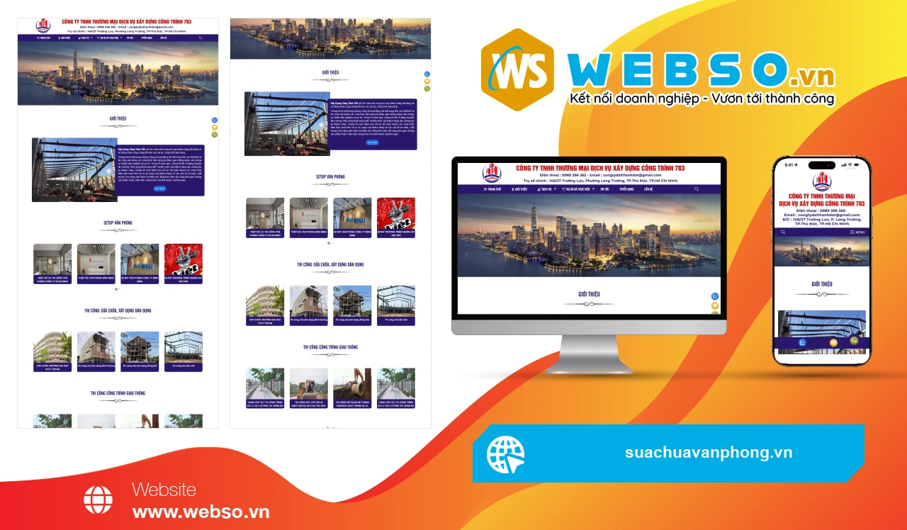 Thiết Kế Website Dịch Vụ Xây Dựng Công Trình 783: Nâng Cao Hình Ảnh Thương Hiệu Đột Phá