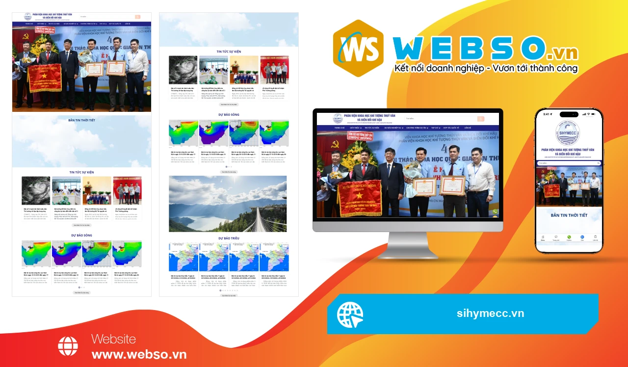Thiết Kế Website Thông Tin Phân Viện Khoa Học Sihymecc: Nâng Cao Nhận Diện Thương Hiệu