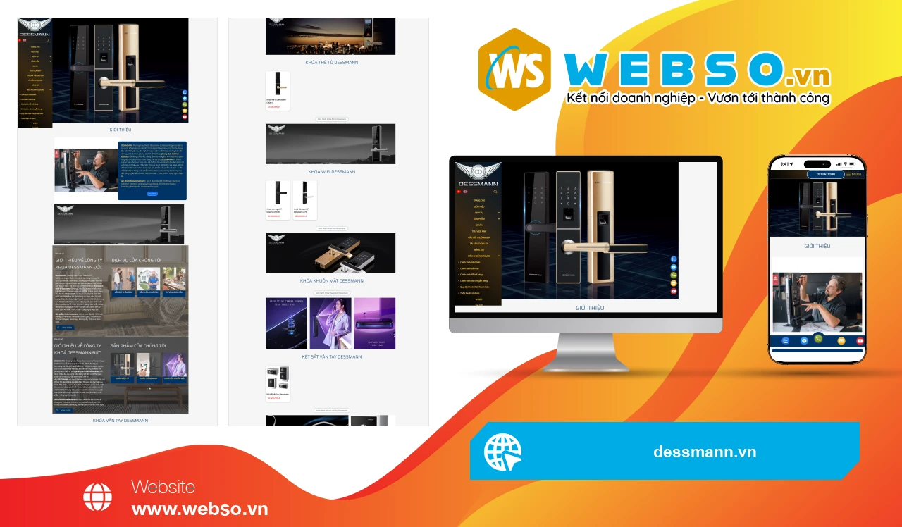 Thiết Kế Website Thương Mại Điện Tử Dessmann: Giải Pháp An Ninh Thông Minh Cho Mọi Gia Đình