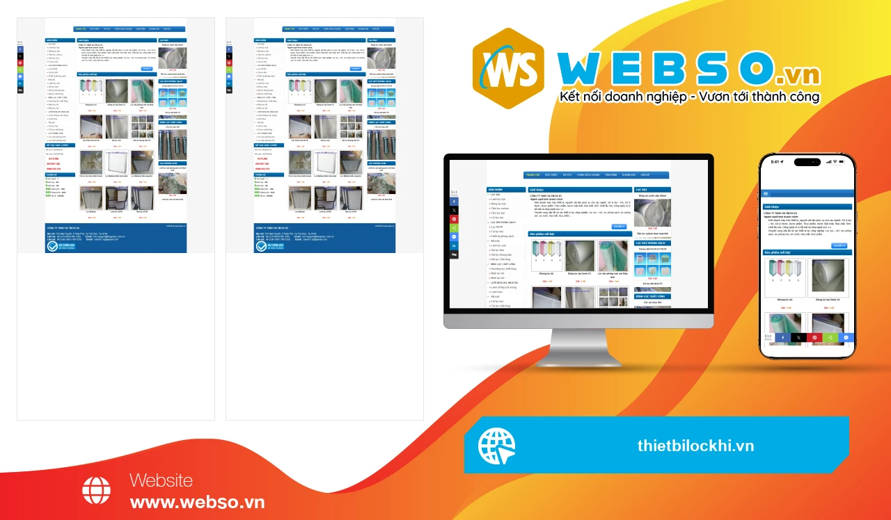 Thiết Kế Website Thiết Bị Lọc Khí 2G: Giải Pháp Lọc Không Khí Hiệu Quả