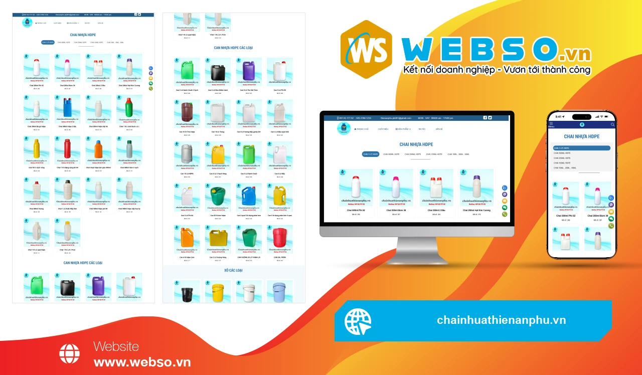 Thiết Kế Website Sản Phẩm Nhựa Thiên An Phú: Nâng Tầm Giá Trị Thương Hiệu