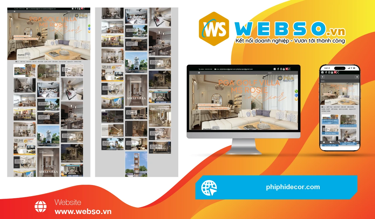Thiết Kế Website Nội Thất PhiPhi Decor: Không Gian Sống Lý Tưởng Cho Bạn