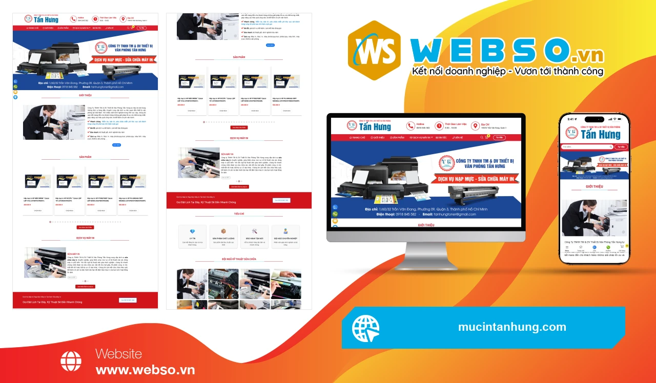 Thiết Kế Website Thiết Bị Văn Phòng Tấn Hưng: Giải Pháp Tối Ưu Cho Doanh Nghiệp