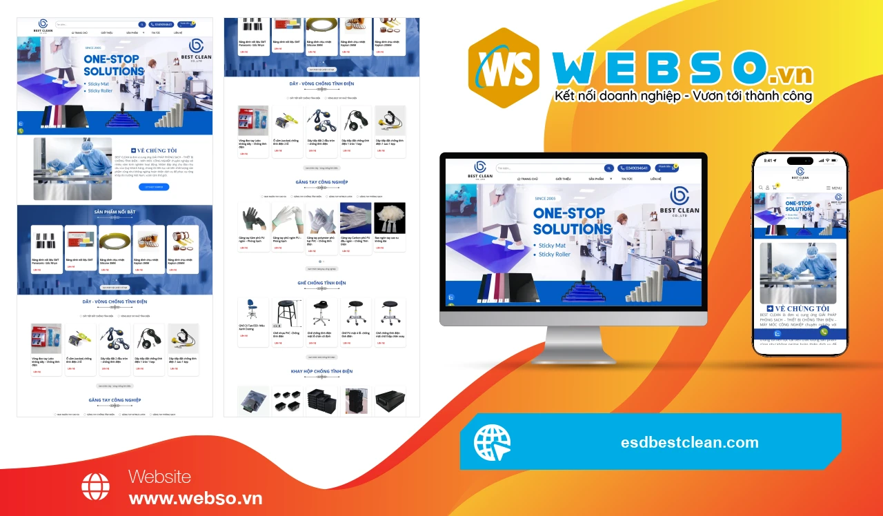 Thiết Kế Website Giải Pháp Phòng Sạch Best Clean: Nâng Cao Giá Trị Thương Hiệu Và Trải Nghiệm Khách Hàng
