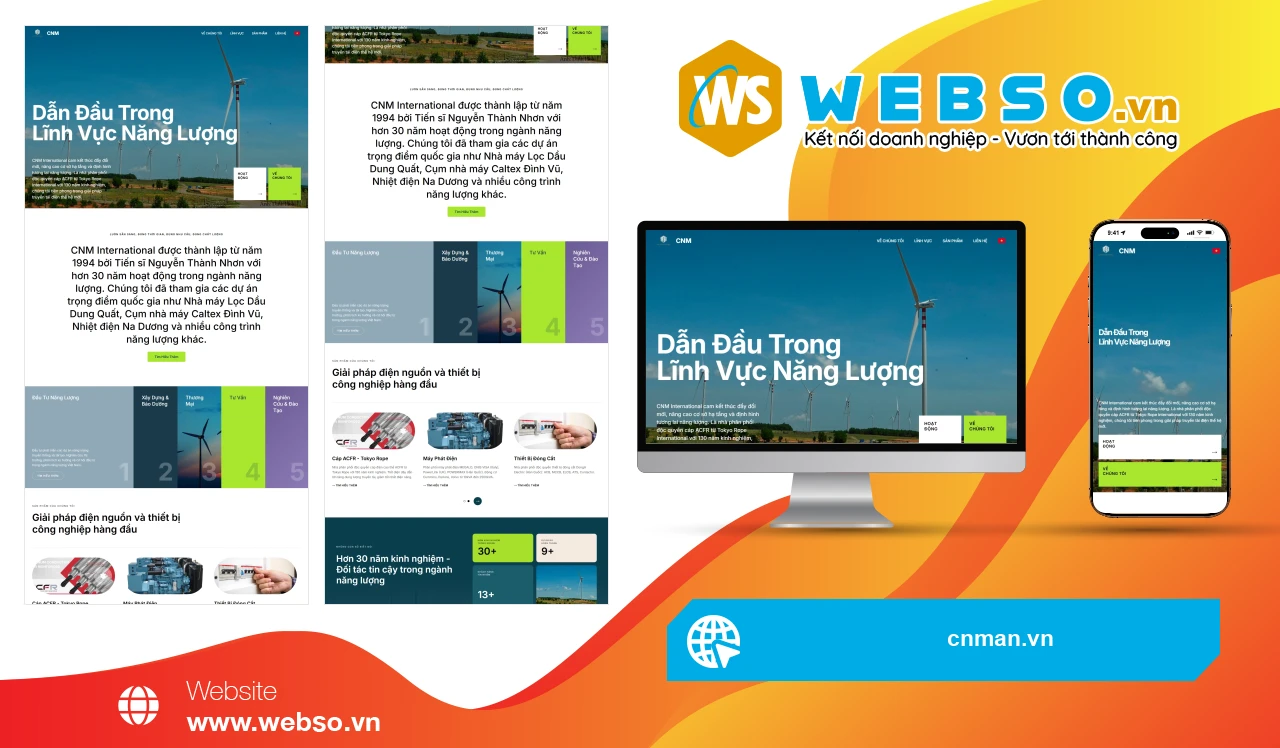 Thiết Kế Website Doanh Nghiệp CNMan: Giải Pháp Tối Ưu Cho Doanh Nghiệp Hiện Đại