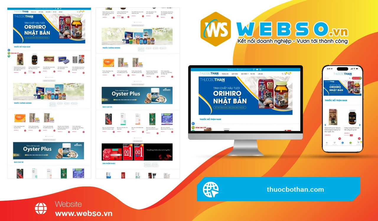 Thiết Kế Website Thương Mại Điện Tử Thuốc Bổ Thận: Giải Pháp Chăm Sóc Sức Khỏe Tối Ưu
