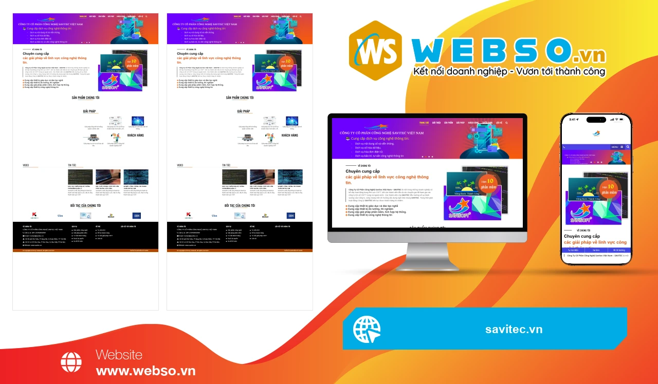 Thiết Kế Website Doanh Nghiệp Savitec: Giải Pháp Tối Ưu Cho Doanh Nghiệp Hiện Đại